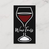 バーテンダーのワイン醸造を味わうワインツアー 名刺 (正面)