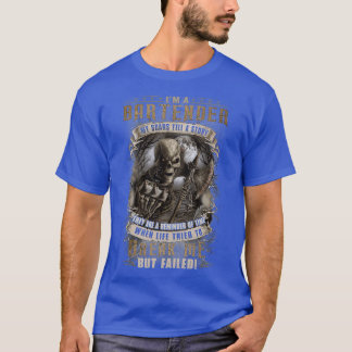 バーテンダーの傷跡が物語る Tシャツ