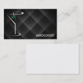 バーテンダーの名刺のテンプレートマルティーニ 名刺 (正面/裏面)