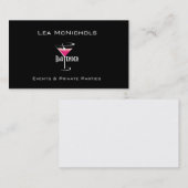 バーテンダーの名刺のテンプレートマルティーニ 名刺 (正面/裏面)