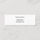 バーテンダーの名刺 スキニー名刺 (裏面)