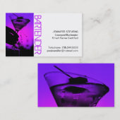 バーテンダーの名刺 名刺 (正面/裏面)