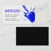 バーテンダーの名刺 名刺 (正面/裏面)