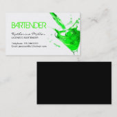 バーテンダーの名刺 名刺 (正面/裏面)