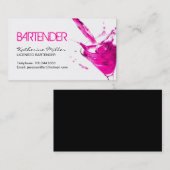 バーテンダーの名刺 名刺 (正面/裏面)