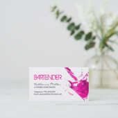 バーテンダーの名刺 名刺 (スタンド正面)