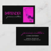 バーテンダーの名刺 名刺 (正面/裏面)