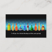 バーテンダーの名刺 名刺 (裏面)