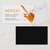 バーテンダーの名刺 名刺 (正面/裏面)