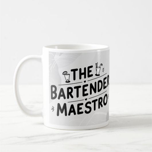バーテンダーの名手 コーヒーマグカップ (左)