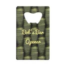 バーテンダーの持ち物は クレジットカード栓抜き