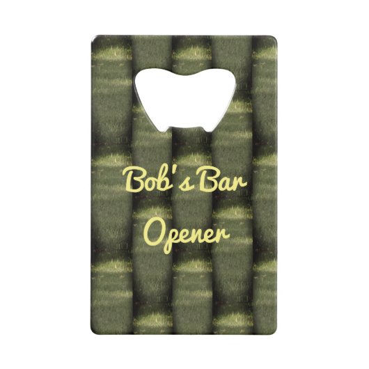 バーテンダーの持ち物は クレジットカード栓抜き (正面)