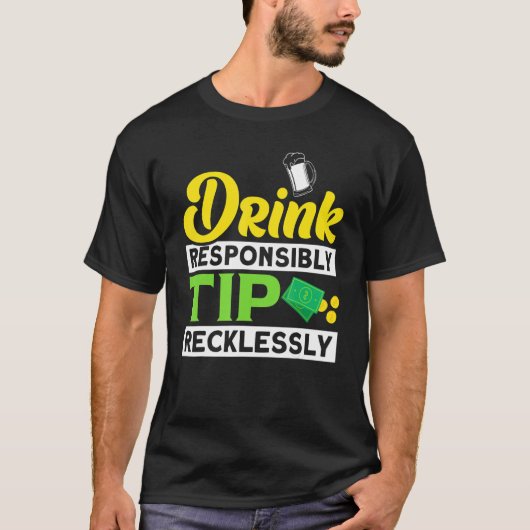 バーテンダーを売る Tシャツ (正面)