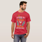 バーテンダーを怒らせるな警告 冗談 バー Tシャツ (正面フル)