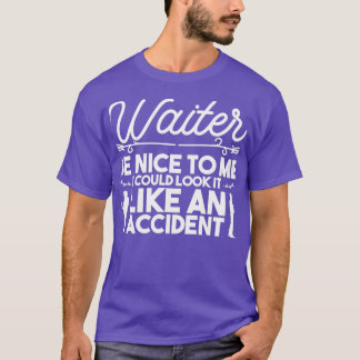 バーテンダーウェイターチップサーブウェイトレス Tシャツ