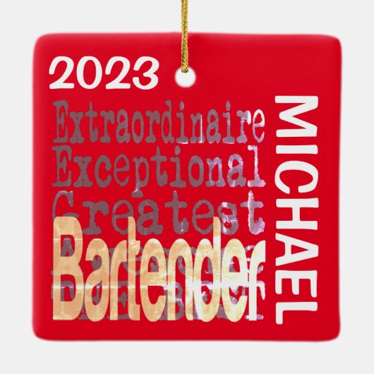 バーテンダーエクストラナレカスタムール セラミックオーナメント (裏面)