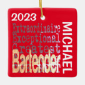 バーテンダーエクストラナレカスタムール セラミックオーナメント (正面)