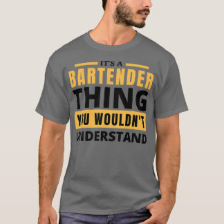 バーテンダーステッカー Tシャツ