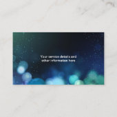 バーテンダーナイトクラブカクテルバー モダン 名刺 (裏面)