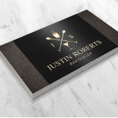 バーテンダーバーエレガントクラブレザーブラックボトル 名刺