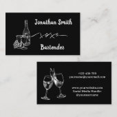 バーテンダーバークモダンラブ 名刺 (正面/裏面)