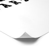 バーテンダーバーコードデザイン ポスター (角)