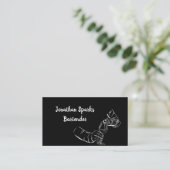 バーテンダーバーモダンクラブブラック&ホワイト 名刺 (スタンド正面)