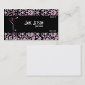 バーテンダービジネスカードテンプレートマルティーニ 名刺 (正面/裏面)