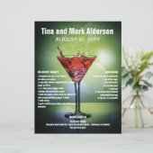 バーテンダーホスティングのプロモーションシート (スタンド正面)