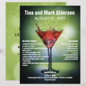 バーテンダーホスティングのプロモーションシート (正面/裏面)