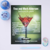 バーテンダーホスティングのプロモーションシート チラシ (シングル)