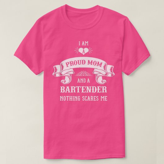 バーテンダーママ母x27s日 tシャツ (デザイン正面)