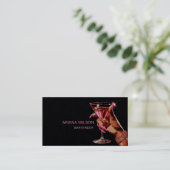 バーテンダーモダンカクテルバークラブイベント 名刺 (スタンド正面)