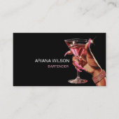 バーテンダーモダンカクテルバークラブイベント 名刺 (正面)