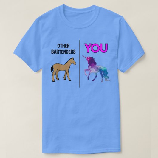 バーテンダーユニコーン2 Tシャツ (デザイン正面)