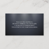 バーテンダー作りミックスドリンク 名刺 (裏面)