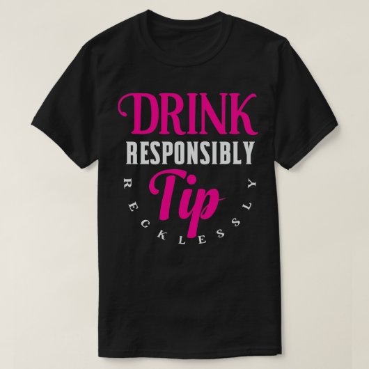 バーテンダー先端 Tシャツ (デザイン正面)