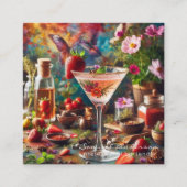 バーテンダー名刺 スクエア名刺 (正面)