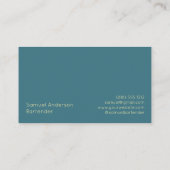 バーテンダー名刺 名刺 (裏面)