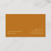 バーテンダー名刺 名刺 (裏面)