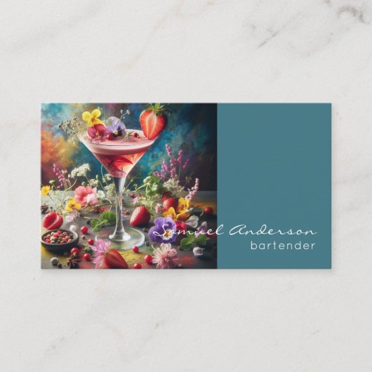 バーテンダー名刺 名刺 (正面)