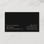 バーテンダー名刺 名刺 (裏面)