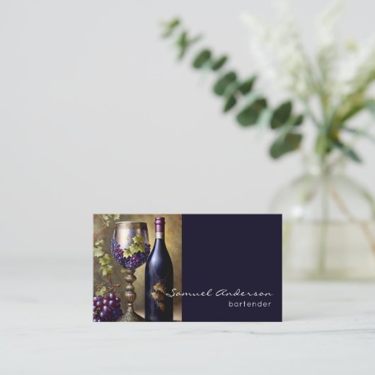 バーテンダー名刺 名刺 (スタンド正面)