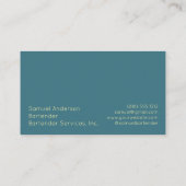 バーテンダー名刺 名刺 (裏面)