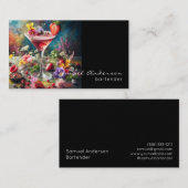 バーテンダー名刺 名刺 (正面/裏面)