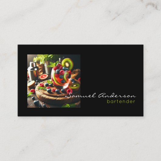 バーテンダー名刺 名刺 (正面)