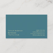 バーテンダー名刺 名刺 (裏面)