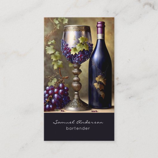 バーテンダー名刺 名刺 (正面)