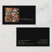 バーテンダー名刺 名刺 (正面/裏面)