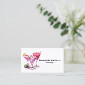 バーテンダー混合学魔法:応援オンデマンド 名刺 (スタンド正面)